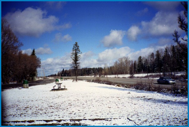 Trans-Canada highway west of 90W