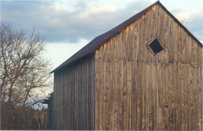 Barn at the abandoned homestead
