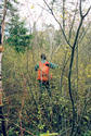 #6: My brother (Jocelyn) in the dense woods