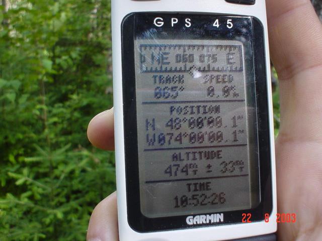 Lecture du GPS - GPS reading