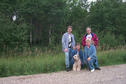 #8: The confluence team. L-R: Alan, Carolyn, Gladys, Grant and Max in front.