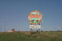 #10: The famous Biggar town sign.