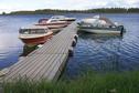 #8: A few of the boats moored at the marina in La Ronge.  Another possible way to get to the confluence.