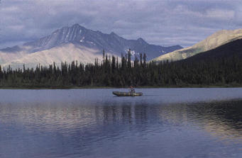 #1: On Fuller Lake, target point at 15 kilometres distance