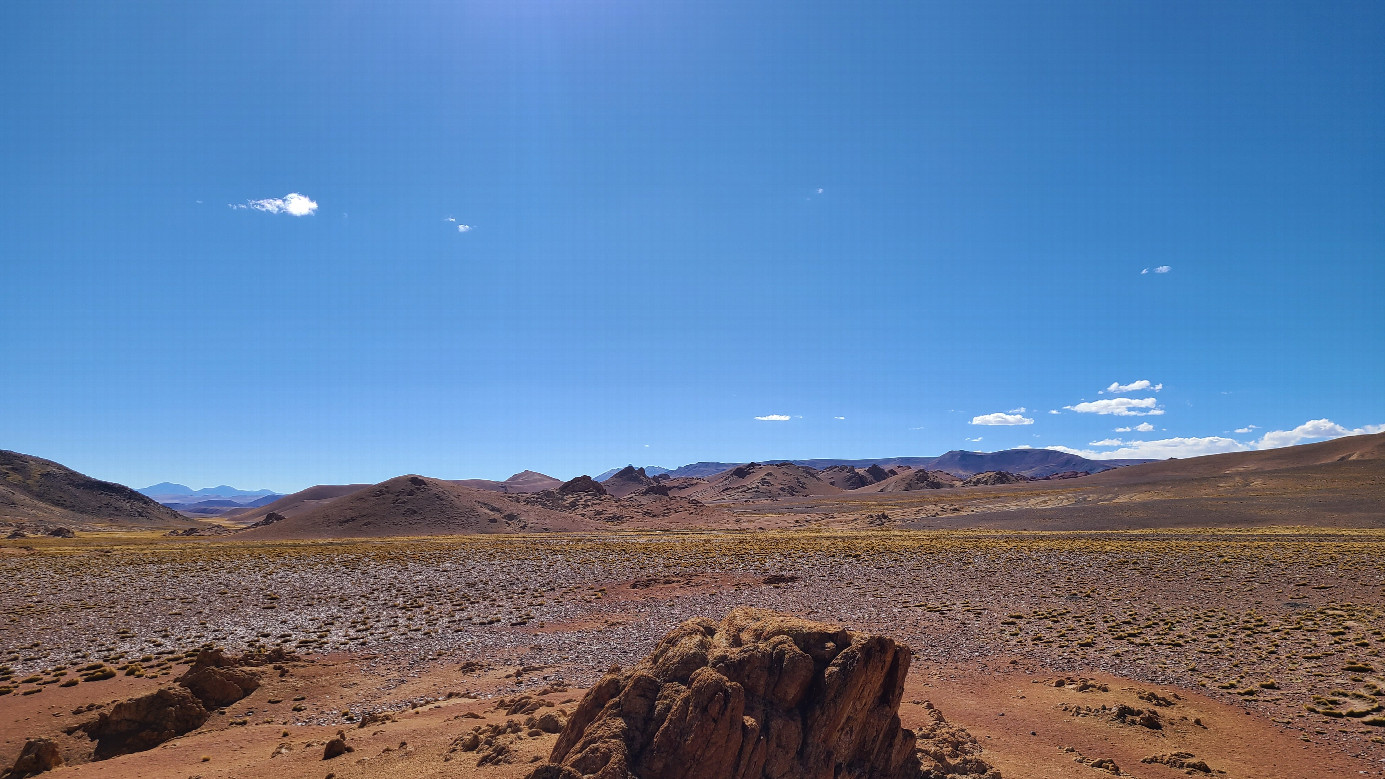 View into Chile (westwards)