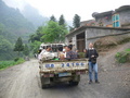 #4: Targ beside the passenger truck on the road to Xiánfú, with the confluence 677 metres WNW.