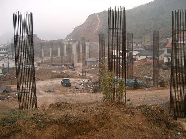 highway viaduct under construction