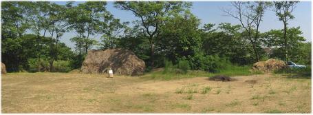#1: Rice threshing floor as confluence area, north view