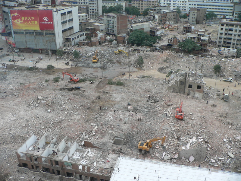 The demolition zone that is Xìnyáng City