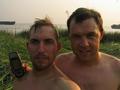 #6: Jamie and Corrado at confluence in Yangtze River