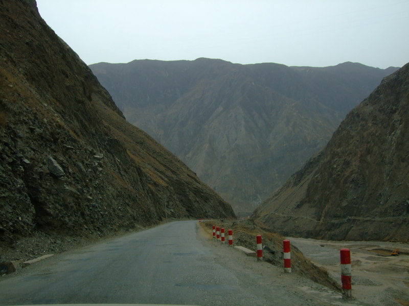 Looking into the mountain that needs to be crossed.