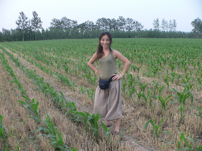 Ah Feng in the confluence cornfield