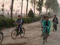 #8: School children going home - the road 200 meters from the CP