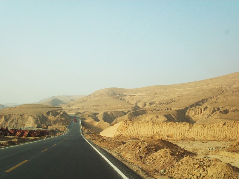 Desert terrain near the CP