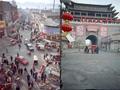 #7: 蔚县节前街市/蔚县鼓楼 / Street-side in Wei County before Spring Festival / Wei County Drum Tower