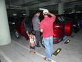 #2: Andy's car seat being fitted