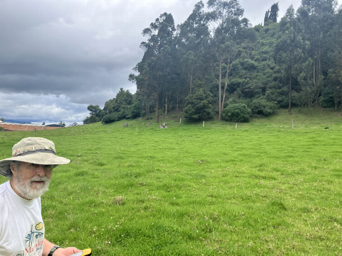 Esteban reaching the point