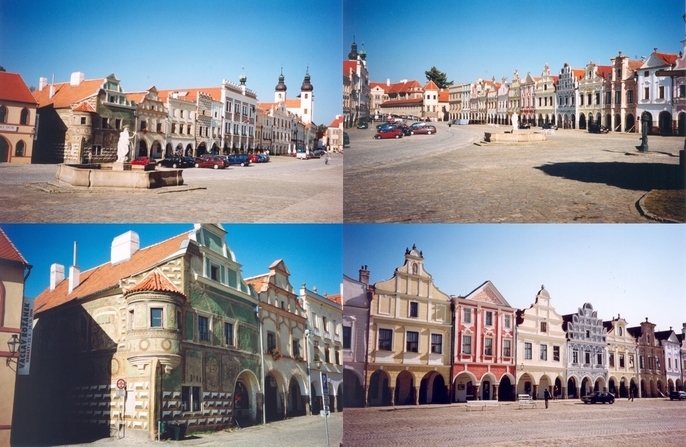 Market square in Telč