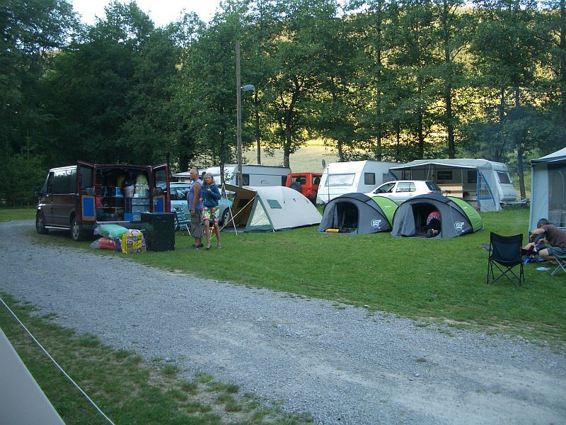 Camping with my family at Alpirsbach