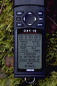 #5: The GPS device showing the location's coordinates (unaveraged)