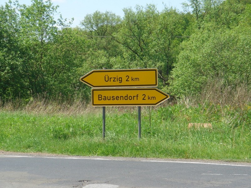 Only to Bausendorf 500 Meters / Noch 500 Meter in Richtung Bausendorf