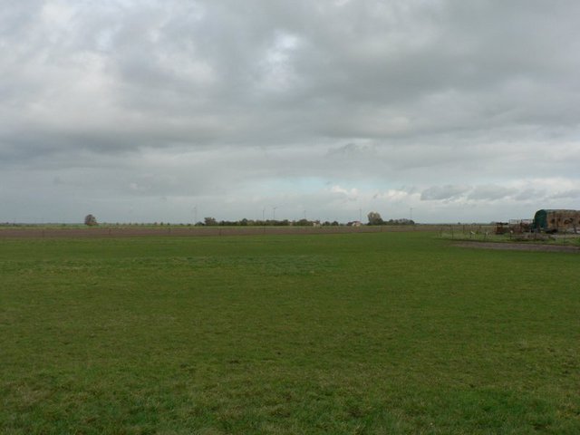 View to the North - The DCP lies about 16 meters inside the meadow