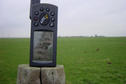 #6: GPS on a fence post about 20 meters away from the confluence