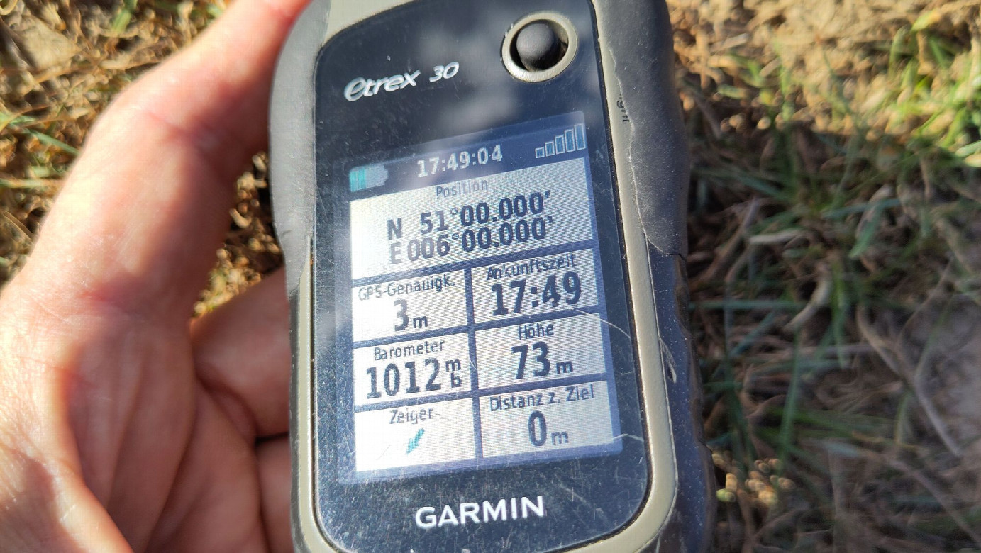 GNSS reading at CP 51N-6E