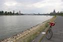 #9: cycling along the river Rhein in Cologne