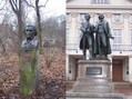 #10: Weimar - the city of poets: Adam Mickiewicz (left), Johann Wolfgang von Goethe and Friedrich Schiller (right)