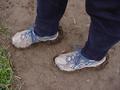 #8: shoes after crossing the muddy confluence area