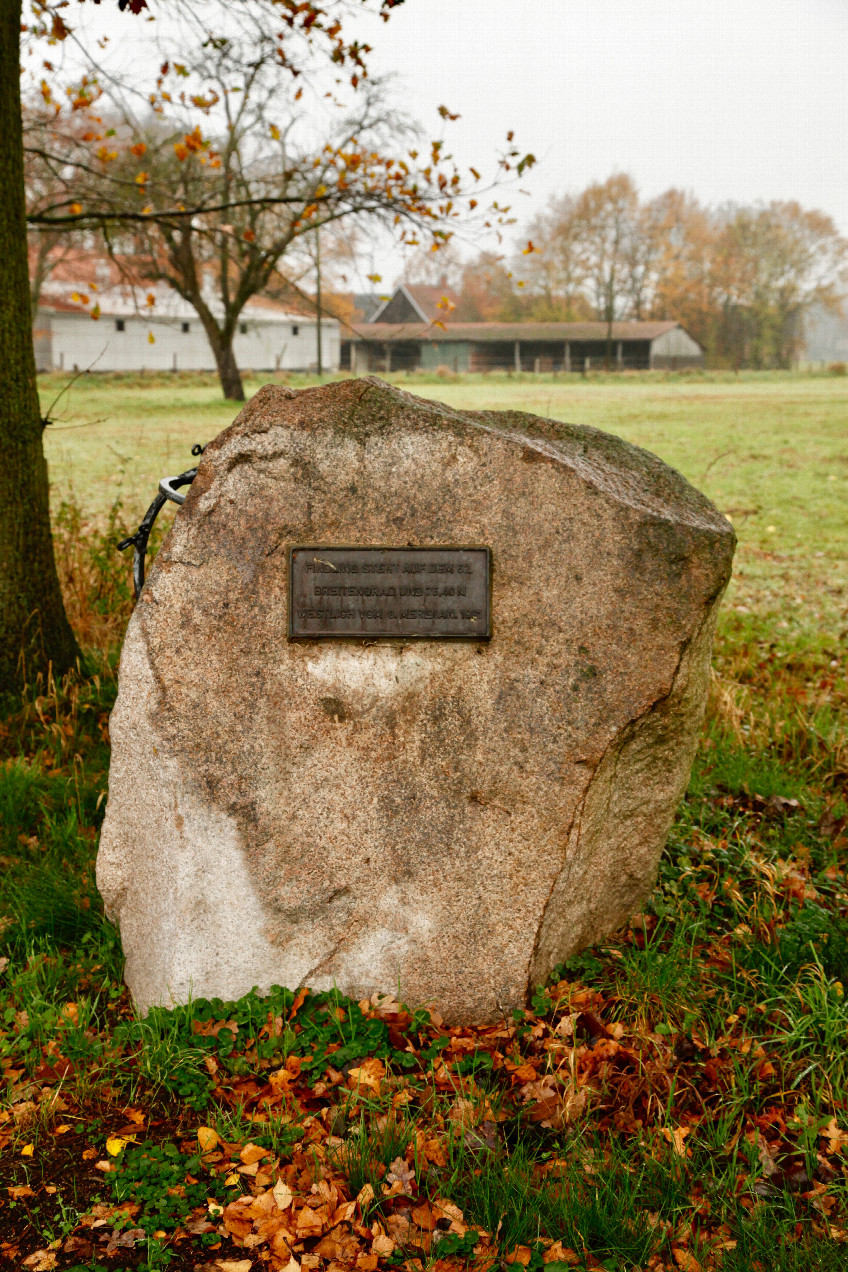 Boulder with inscription