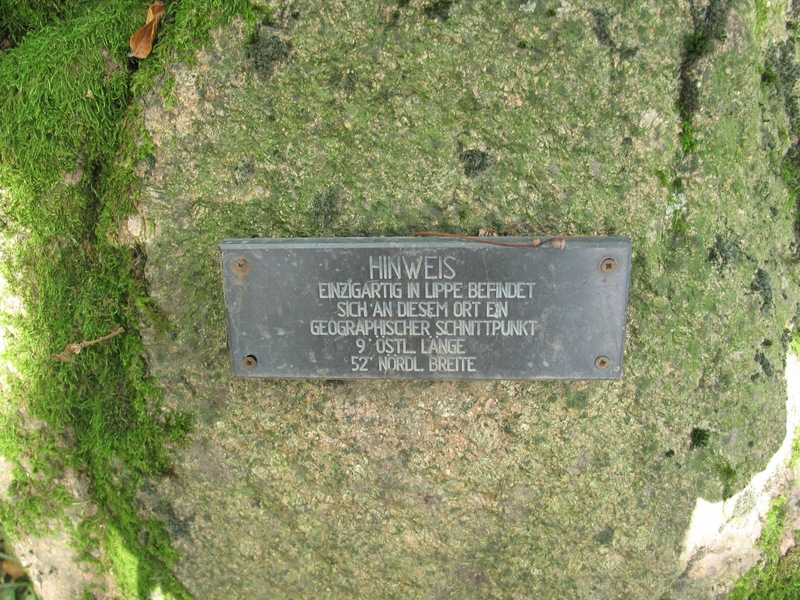 stone marking the confluence