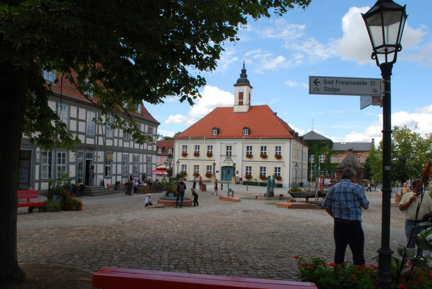 Market square of Angermünde