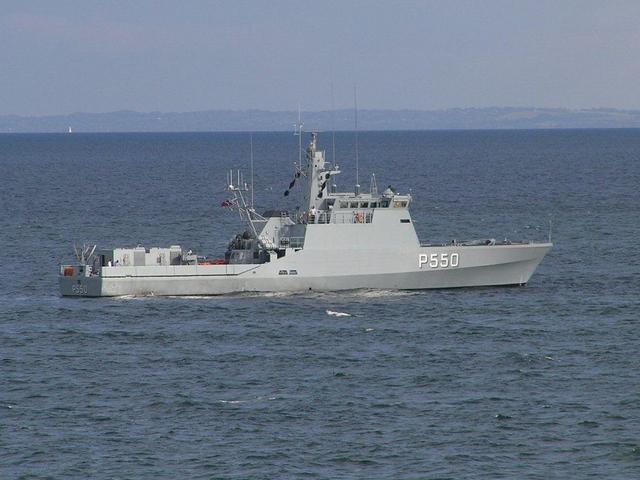 Patrol Boat P550 of the Royal Danish Navy