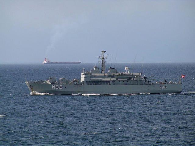 Mine Layer N82 of the Royal Danish Navy
