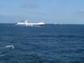 #6: A ferry overtaking Captain Peter in the Skagerrak
