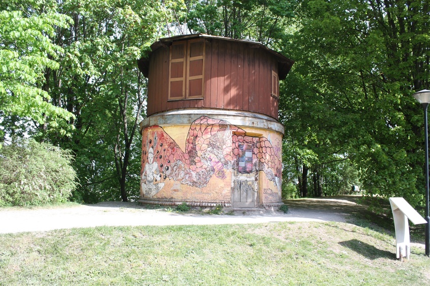 Pavilion with Petzval astrograph / Павильон с Пецваль астрографом 