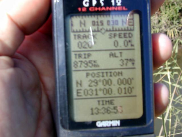 GPS – 16 meters east of the mark.