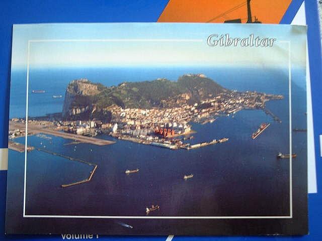 An Aerial view of Gibraltar