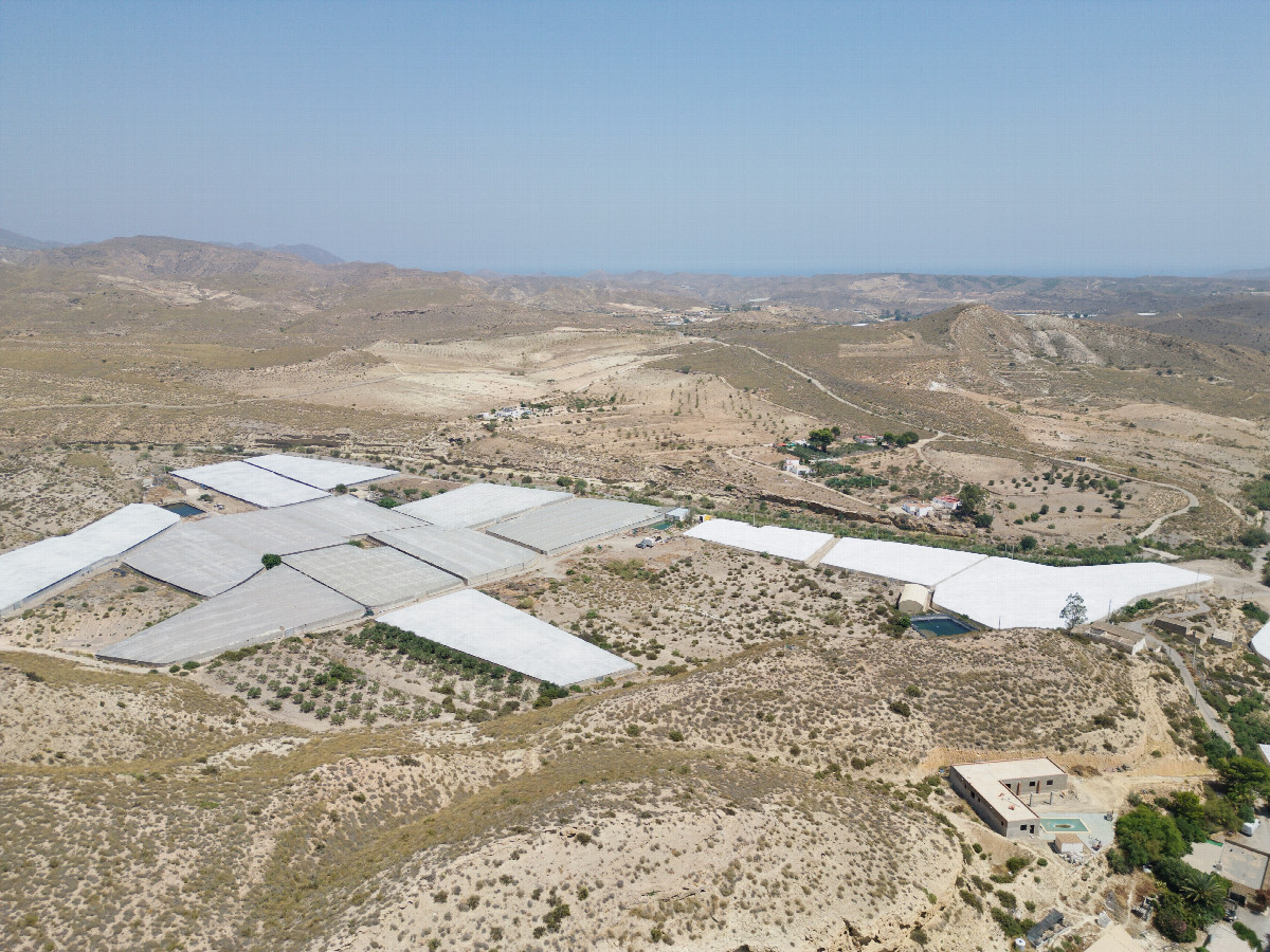 View East, from 120m above the point