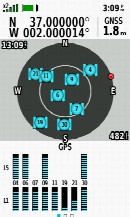 #6: Half zeros (GPS+Galileo+GLONASS) - 37 Degrees North, 1m past 2 Degrees West