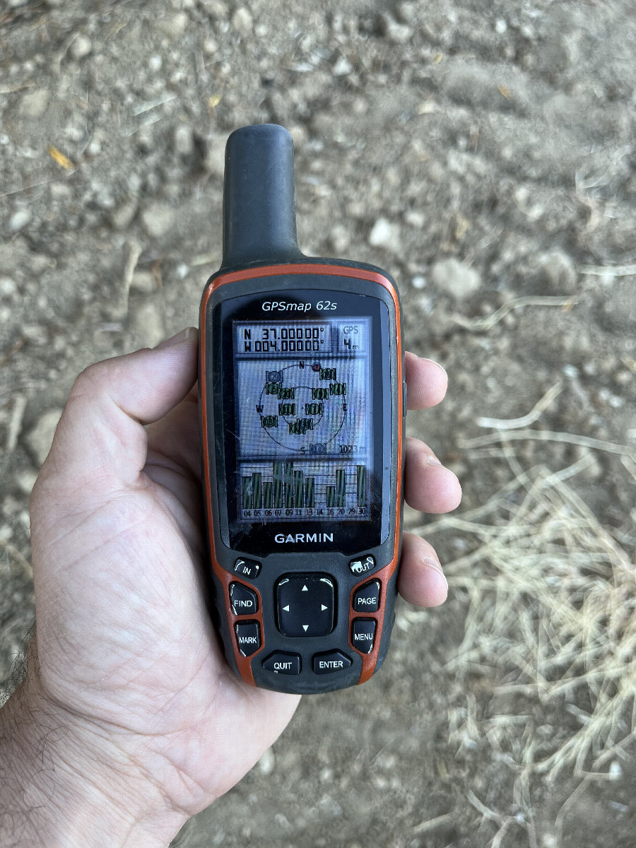 GPS at 37&deg;N 4&deg;W