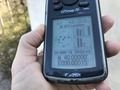 #2: GPS reading near the confluence with 40.00 latitude showing. 
