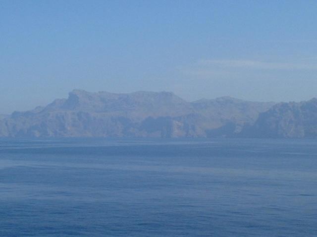 a general view to Mallorca's rocky North Coast