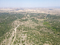 #8: View North, from 120m above the point