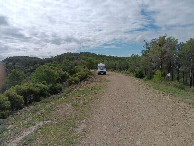 #7: parking beside road, distance 650 meters