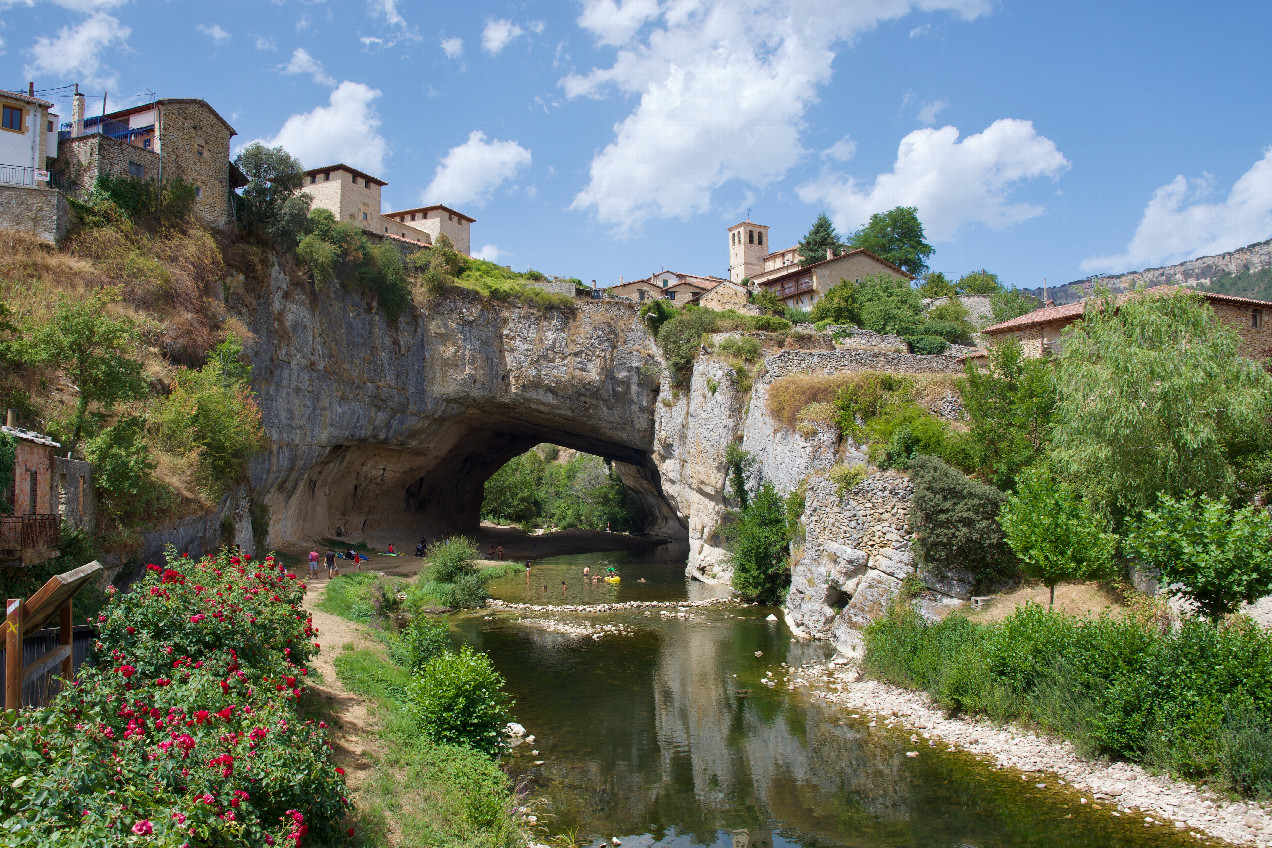 The picturesque village of Puentedey, visited en route to this point