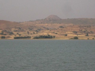 #1: General view of the confluence area, the point 4.2 km away