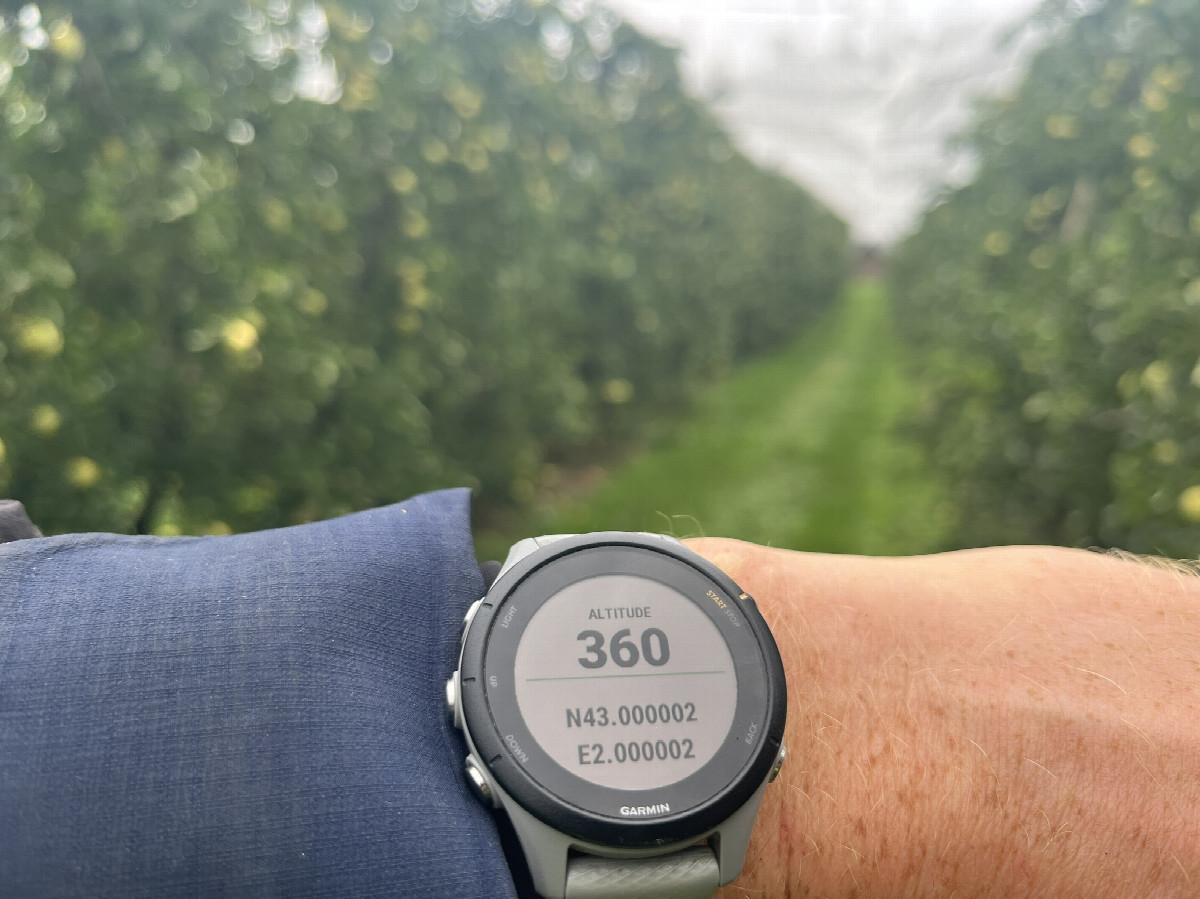 GPS reading